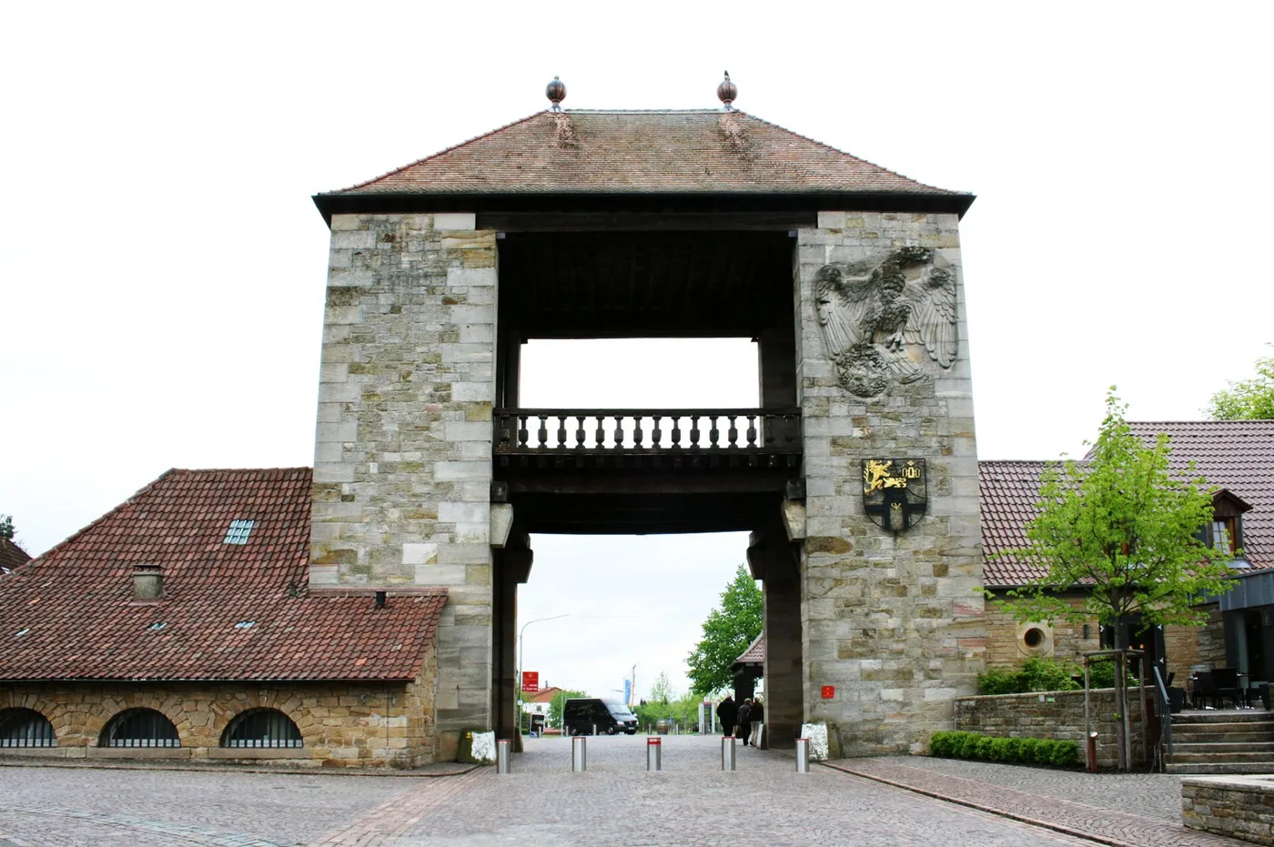 Deutsches Weintor an der Südlichen Weinstraße – Ziel des Kraut-und-Rüben-Radwegs